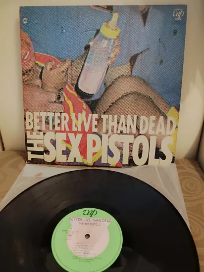 SEX PISTOLS -Better Live Than Dead - 1986 Japonya Basım LP Plak Limited Edition 2.EL