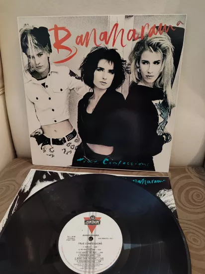 BANANARAMA - True Confessions - 1986 USA  Basım LP 33 lük  Plak 2.EL