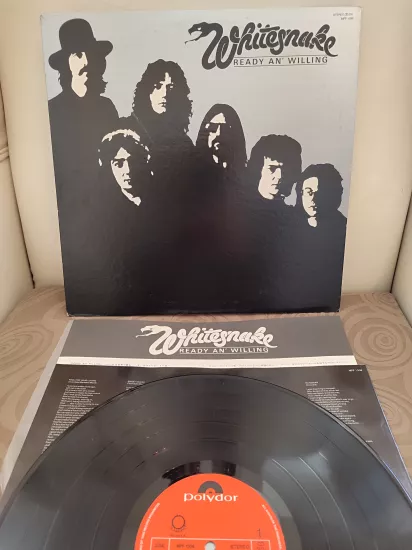 WHITESNAKE - Ready An’ Willing 1980 Japonya  Basım LP 33 lük  Plak 2.EL