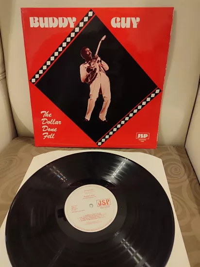 BUDDY GUY - The Dollar Done Fell - 1980 İngiltere Basım LP Plak Albüm 2.el