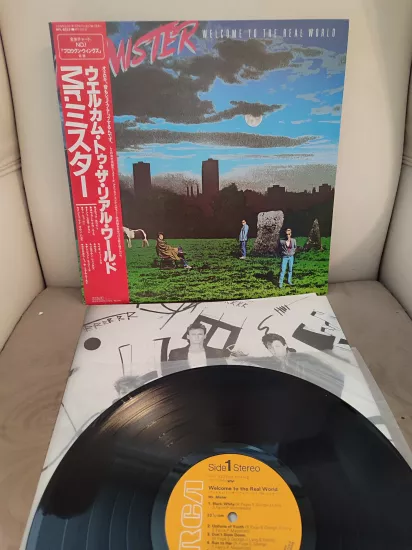 Mr. Mister - Welcome To The Real World 1985 Japonya Basım  Plak Album - Obi’li 2.el