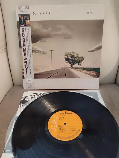 Mr. Mister - Go On ...  1987 Japonya Basım  LP Plak Album - Obi’li 2.EL