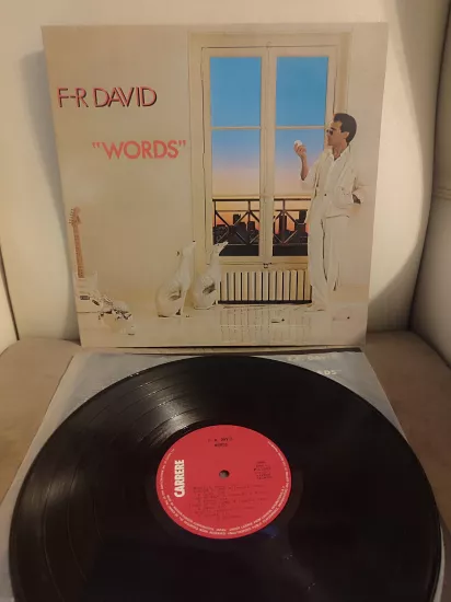 F.R. David ‎- Words 1983 Japonya Basım  LP Plak Album 2.el