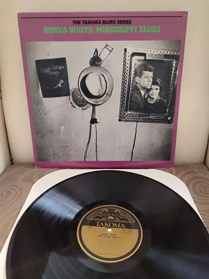 Bukka White ‎- Mississippi Blues - 1980 USA Basım LP Plak Albüm 2.el