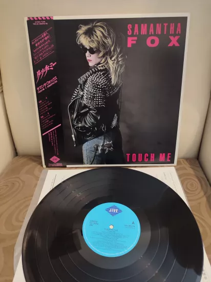 Samantha  Fox - Touch Me  1986  Japonya Basım  LP Plak - Obi’li 2.el