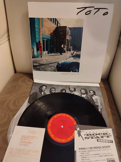 TOTO - Fahrenheit -  1986  Japonya Basım  LP Plak 2.el