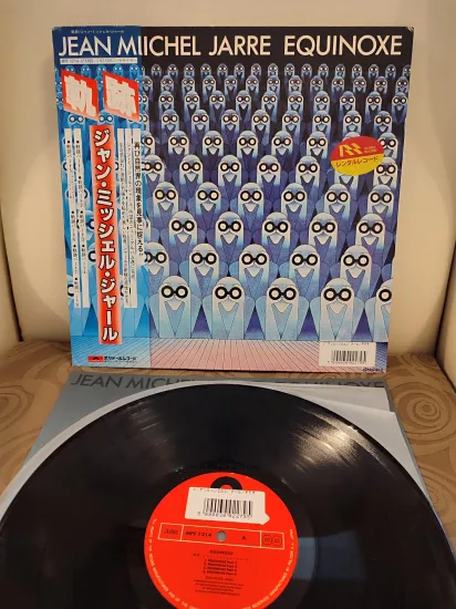 Jean Michel Jarre - Equinoxe - 1977 Japonya  Basım  LP Plak Albüm - Obi’li