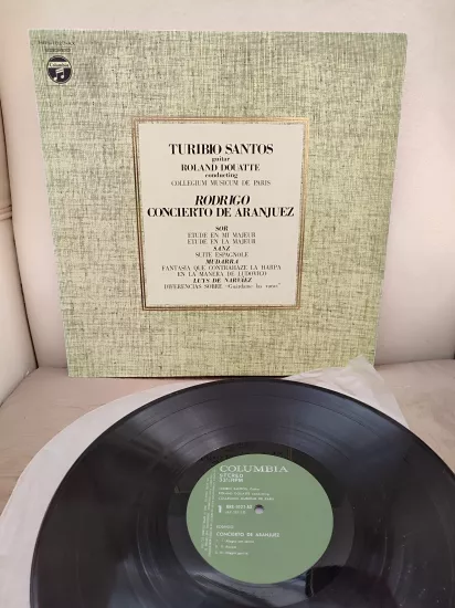  RODRIGO GİTAR KONÇERTOSU - Turibio Santos - 1971 Japonya Basım Albüm - 33 lük LP Plak 2.EL