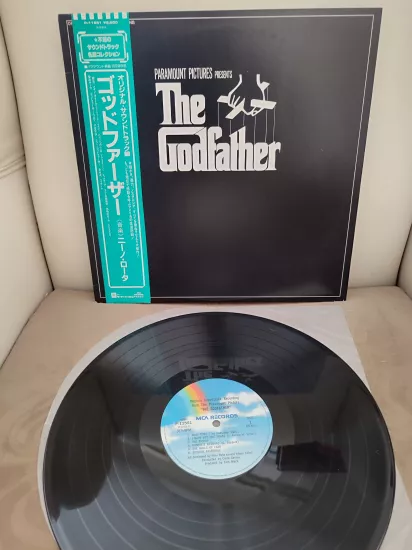 THE GODFATHER  (BABA FİLMİ) SOUNDTRACK  1979 NADİR JAPONYA  BASIM LP  33 LÜK PLAK  OBİ’Lİ 2.EL