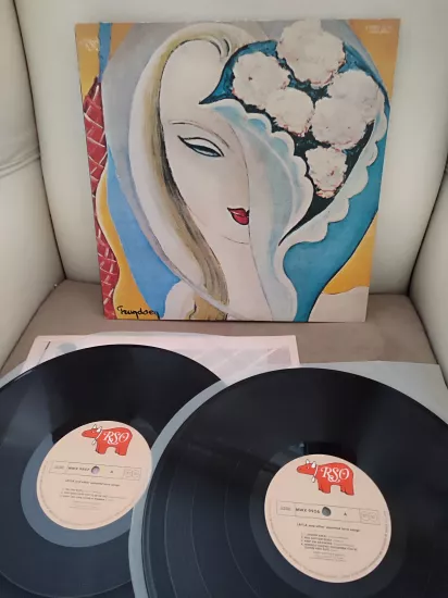 Derek And The Dominos (Eric Clapton) Layla And Other Songs 1979 Japonya Basım Double LP Plak 2.el