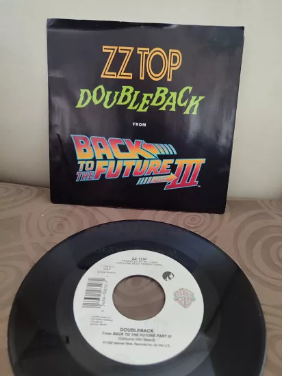 ZZ Top - Doubleback / Back To The Future III Soundtrack - 1990 USA Basım 45lik Plak 2.el
