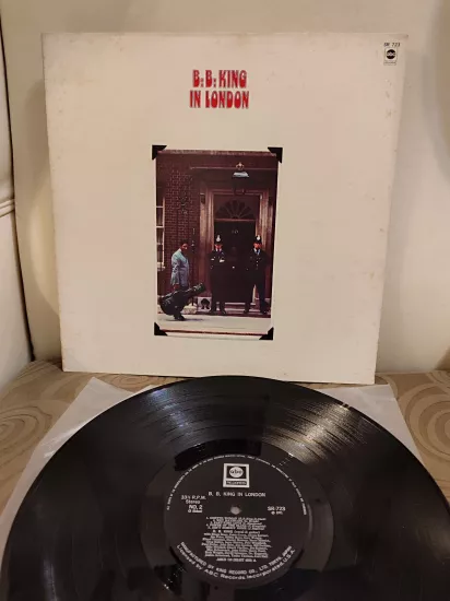 B.B. King – B.B. King in London  - 1971 Japonya Basım Albüm LP Plak 2.EL