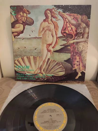 Vivaldi - The Four Seasons/Dört Mevsim - Pinchas Zukerman  1973 Japonya Basım  33 lük LP Plak 2. el