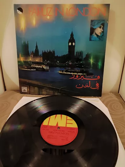 Fairuz - Fairuz in London - 1978 Lübnan Basım Nadir 33 lük  Plak Albüm 2.EL