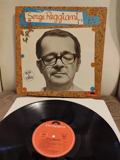 SERGIO REGGIANI - Bon A Tirer 1973 Fransa Basım 33lük LP Plak(Kadınım Orijinali Bu Albümde)