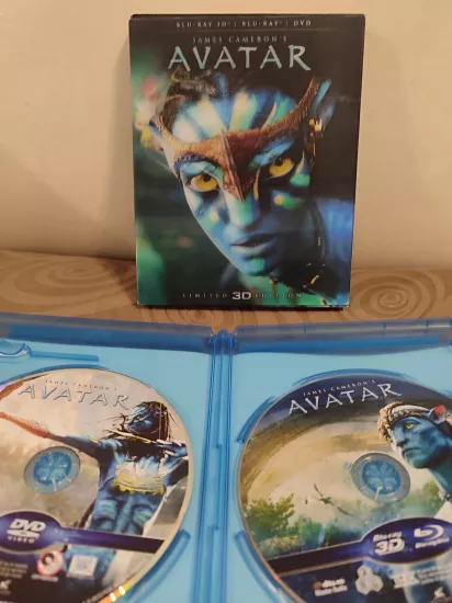 AVATAR -Limited 3D Edition + Blue-ray - 2 Disk - Özel Hologramlı Kutusunda Dublaj ve Altyazılı 2.EL