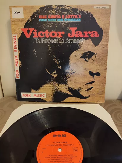 VICTOR JARA - Te Recuerdo Amanda  1973 Fransa Basım LP Albüm Plak 2.el