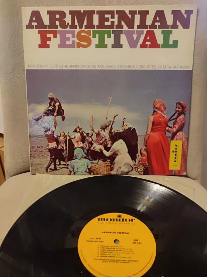 ARMENIAN FESTIVAL - Tatul Altunian - 1961 USA Basım Nadir LP Plak 2.el