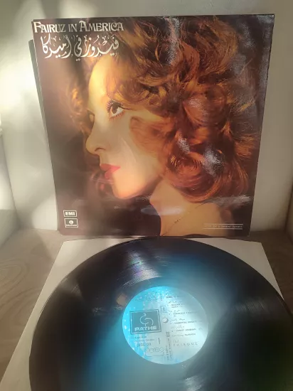 FAIRUZ -Fairuz in America  - 1976 Fransa Basım Nadir LP Plak Albüm 2.el