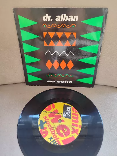 Dr. Alban - No Coke - 1990 İsveç  Basım  45lik Plak 2.el