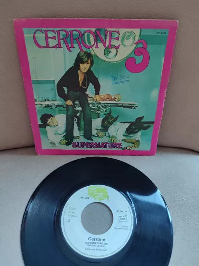 Cerrone - Supernature - 1977 Fransa Basım 45lik Plak 2.el
