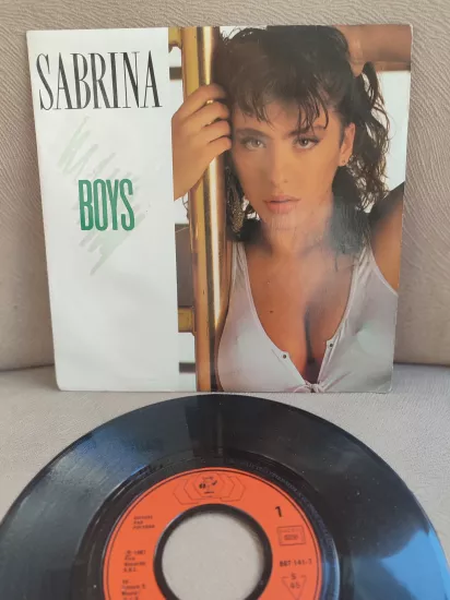 SABRINA - Boys (Summertime Love) - 1987 Fransa Basım 45lik Plak 2.el