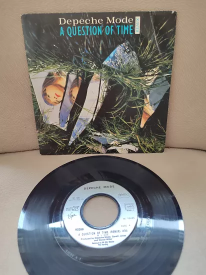 Depeche Mode - A Question of Time / Black Celebration ( Live ) - 1986 Fransa Basım 45lik Plak 2.el