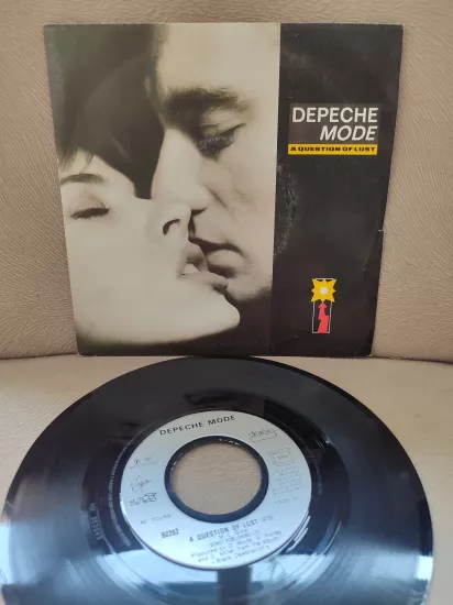 Depeche Mode - A Question of Lust / Christmas Island - 1986 Fransa Basım 45lik Plak 2.EL