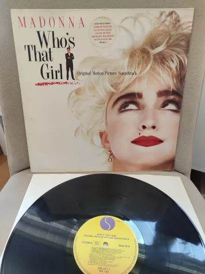 Madonna - Who’s That Girl- 1984 Almanya Basım Albüm - LP Plak 2.el