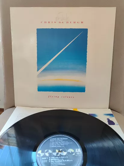 Chris De Burgh - Flying Colours - 1988 Almanya Basım Albüm - LP Plak 2.el