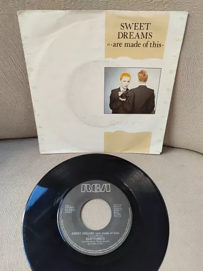 Eurythmics - Sweet Dreams ( Are Made of This ) - 1983 Almanya Basım 45lik Plak 2.el