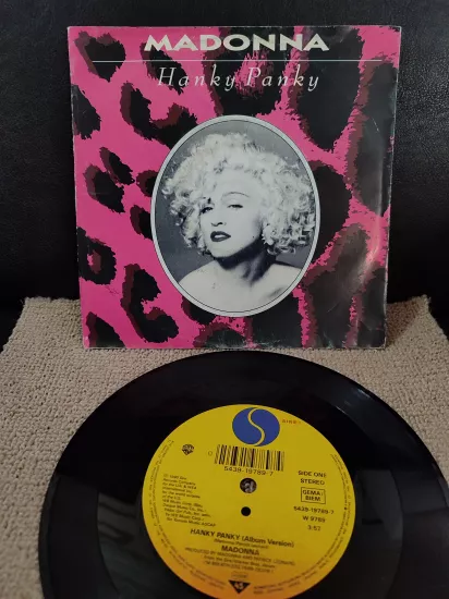 Madonna - Hanky Panky - 1990 Almanya Dönem Basım 45 lik Plak