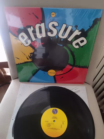 Erasure - Circus - 1987 USA  Basım 33 lük LP Plak - Dönem Basım
