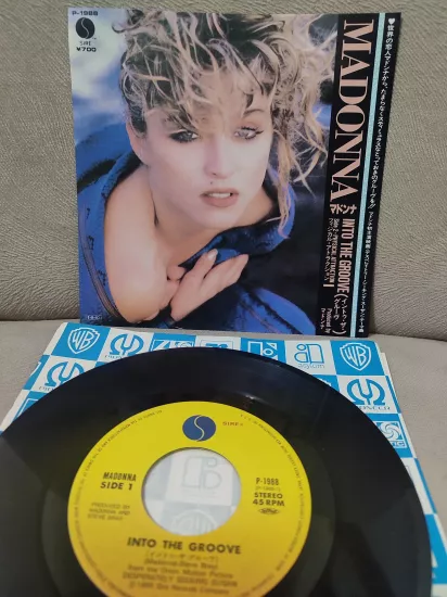 Madonna - Into The Groove / Physical Attraction  - 1985 Japonya Basım 45lik Plak - Dönem Basımdır
