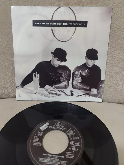 Pet Shop Boys - Left To My Own Devices -  1988 Almanya Basım 45lik Plak - Dönem Basımdır