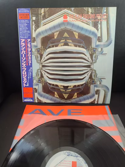 ALAN PARSONS PROJECT - Ammonia Avenue - 1984 Japonya  Basım Plak Albüm Obi’li
