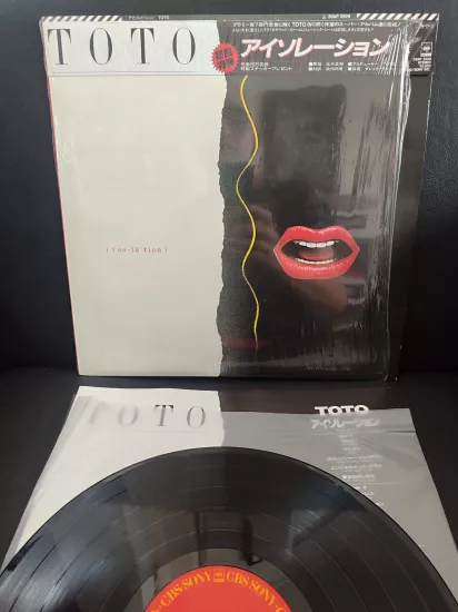Toto - Isolation - 1984 Japonya Basım 33 Lük LP Albüm Plak -Obi’li / Sticker’lı