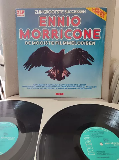  ENNIO MORRICONE - Film Müzikleri - 1980 Hollanda Basım Double  LP Plak Albüm