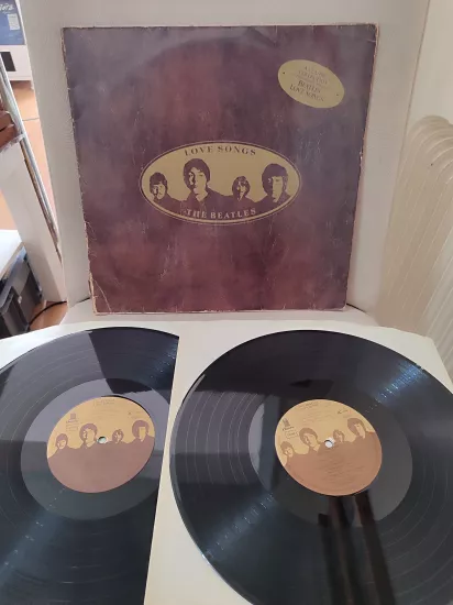 The Beatles  Love Songs - 1977 Almanya  Basım Albüm - Double LP - Dönem Basım