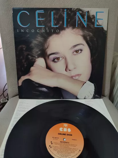 CELINE DION - Incognito - 1987 Kanada Basım - 33 lük LP Plak Albüm - Dönem Basım
