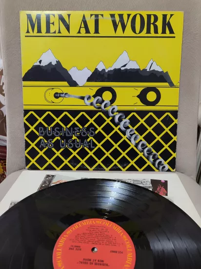Men At Work -  Business As Usual - 1982  Kanada  Basım  33’lük Plak  LP Albüm - Dönem Plak