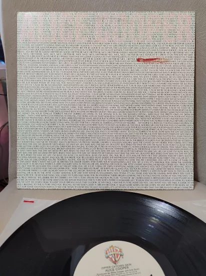 Alice Cooper - Zipper Catches Skin - 1982 Kanada Basım  33’lük Plak LP Albüm Dönem Basım