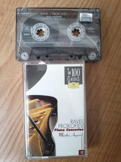 RAVEL / PROKOFIEV Piano Concertos / Martha Argerich - 2000 TÜRKİYE BASIM KASET ALBÜM