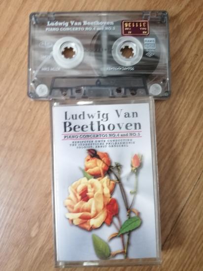 LUDWIG VAN BEETHOVEN - Piano Concertos No.4 and No.5 ( Soloist : Ernst Gröschel ) - 1996 TÜRKİYE BASIM KASET ALBÜM