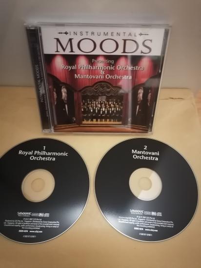 INSTRUMENTAL MOODS - PRESENTING ROYAL PHILHARMONIC ORCHESTRA & MANTOVANI ORCHESTRA -2007 SİNGAPUR BASIM - CD ALBÜM - 2 CD