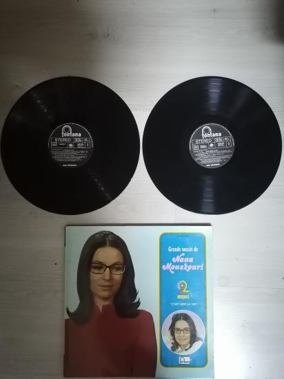 NANA MOUSKOURI - C’EST BON LA VIE - FRANSA DÖNEM BASIM DOUBLE 2XLP ALBÜM - 33 LÜK PLAK
