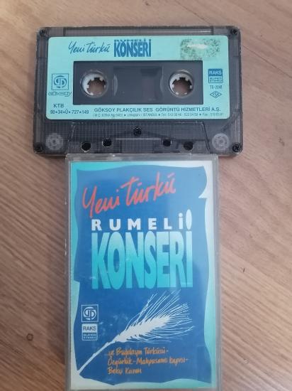YENİ TÜRKÜ - Rumeli Konseri  - 1990 Türkiye Basım Kaset Albüm