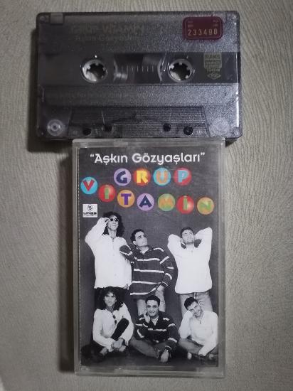 Grup Vitamin - Aşkın Gözyaşları - 1994 Türkiye Basım Kaset Albüm