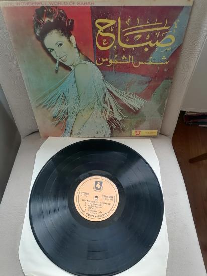 Sabah ‎– The Wonderful World Of Sabah - 1966 Malezya Basım Nadir Albüm - 33 lük LP Plak