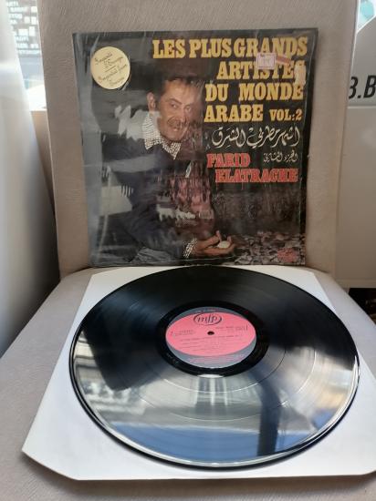 Farid El Atrache ‎– Les Plus Grands Artistes Du Monde Arabe Vol. 2: Farid Elatrache - 1977 Fransa Basım Albüm - 33 lük LP Plak